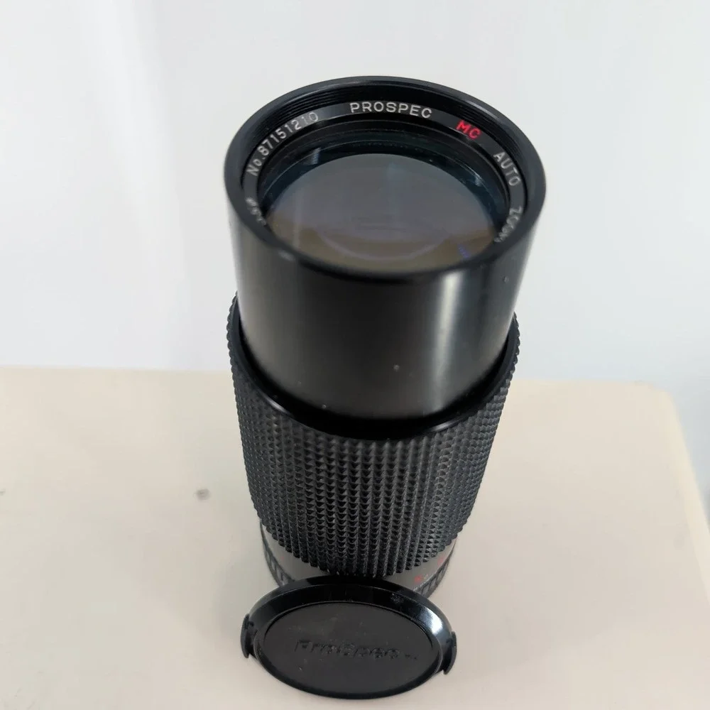 Prospec #624-4725 MC Auto Zoom‎ 55 mm f=80-200mm 1:3.9 Camera Lens Black